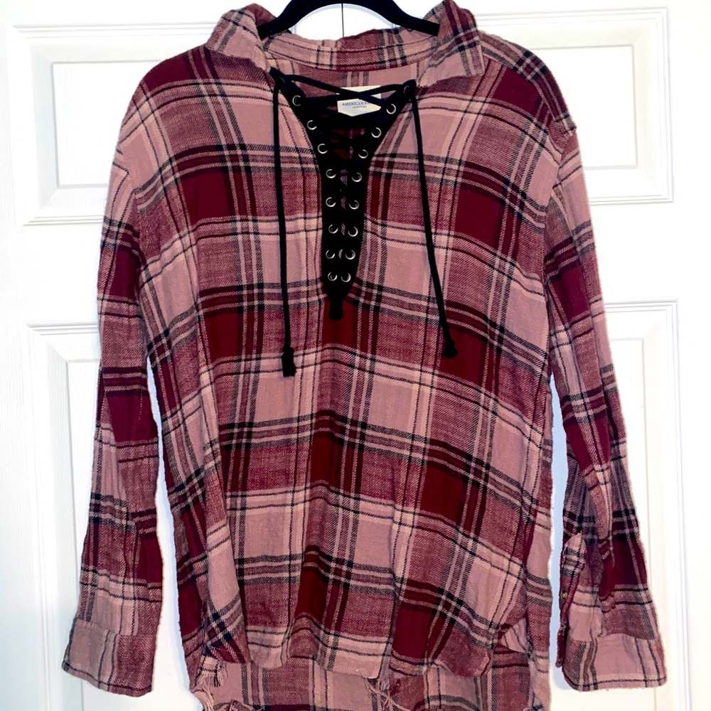 American Eagle Flannel Tie